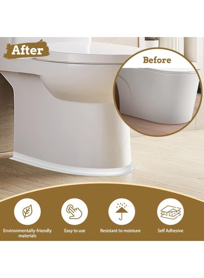 Self Adhesive Caulk Strip, Waterproof Bath Sealant Strip Tape, Mold Resistant Sealing Tape for Kitchen Sink, Toilet, Bathtub, Window Edge, 3 Rolls - Image 3
